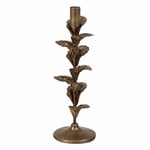 BigBuy Home Candle Holder Gold Iron 9.5 x 9.5 x 30 cm