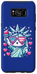 Coque pour Galaxy S8+ Statue of Liberty Cute NYC New York City Manhattan Girls