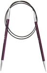 Knit Pro KP47133 Zing: Fixed Circular Knitting Pins: 80cm x 6.00mm, 6mm, Purple