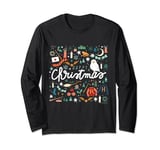 Harry Potter Happy Christmas Collage Long Sleeve T-Shirt