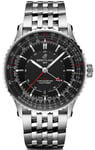 Breitling Watch Navitimer Automatic GMT 41 Black Bracelet