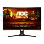 AOC Gaming C27G2E/BK - LED-skärm - böjd - Full HD (1080p) - 27" - HDR