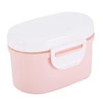 Milk Powder Dispenser Milk Powder Storage Box Portable Snack Storage Container(Pink S)