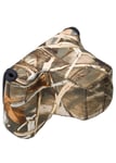 Lenscoat BodyBag Pro m/linse - Kamerhusbeskyttelse i neopren - Realtree Max4