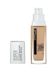 MAYBELLINE Superstay Active Wear Full Coverage 30 Hour Long-lasting Liquid Foundation, 21 Nude Beige, Women