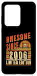 Coque pour Galaxy S20 Ultra Awesome Since 2006 Édition limitée Anniversaire 2006 Vintage