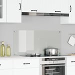 Kök Backsplash Transparent 110x50x0,6 cm Härdat Glas