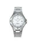 Certus Mens White Watch by - Silver Stainless Steel - One Size