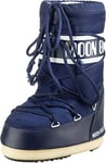 Moon-boot Moon Boot Nylon, Bottes de Neige mixte enfant, Bleu (Blu 002), 23 EU