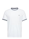 Ss Sticker Pete Ring Tops T-shirts Short-sleeved White Original Penguin