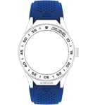 TAG Heuer Strap Connected II Perforated Silicone Electric Blue No Buckle 1FT6118