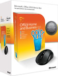Microsoft Office Home and Business 2010 (1 User) and Microsoft Wireless Mobile Mouse 4000 Bundle (PC)
