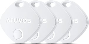 ATUVOS Smart Bluetooth Key Finder 4 Pack, Item Finder Compatible with Apple Fin