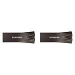 Samsung flash drive Titanium Gray 64 GB (Pack of 2)