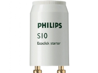 Philips S10 4-65W, Belysningstartare, Vit, Plast, fluorescent lamps with electromagnetic ballast, 4 W, 65 W