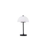 Venture Home Bordslampa Ferrand Table Lamp - Black / White glass 17017-001