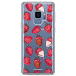 Samsung Galaxy S9 Fashion Skal - Strawberry Chocolate