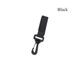 3pcs Stroller Magic Stick Hooks Shopping Bag Holder Organizer Black