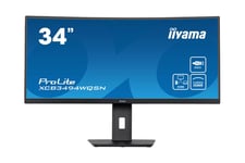 iiyama ProLite XCB3494WQSN-B5-skärm - LED-väskor - 34&quot; - AMD FreeSync Premium - VA - 0,4ms - UWQHD 3440x1440