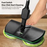 Cordless Power Electric Spinning Mop Rechargeable Floor Cleaner Scrubber Polish