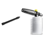 Kärcher Prolongateur de lance 0,4 m accessoire pour nettoyeurs haute pression & Canon à mousse 0,6L accessoire pour nettoyeurs haute pression, Noir