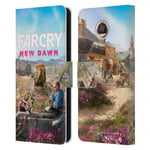 OFFICIAL FAR CRY NEW DAWN KEY ART LEATHER BOOK CASE FOR MOTOROLA PHONES