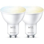 Wiz GU10 spotlampa, justerbar vit, 2 st