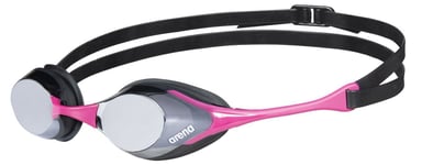 Arena Cobra Swipe Mirror Racing Swimming Goggles - aok004196590 Silver/Pink