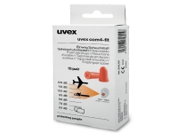 Uvex 2112131, Återanvändbara öronproppar, I öra, Orange, Trådlös, 33 dB, 15 styck