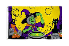 Drapeau Halloween Poison de sorcière 150x90cm - Drapeau potion toxique 90 x 150 cm - Drapeaux - AZ FLAG