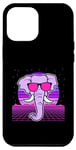 iPhone 13 Pro Max Aesthetic Vaporwave Outfits with Elephant Vaporwave Case