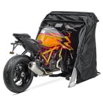 Garage pliable pour moto housse tente XL noir DPL1