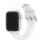 Soft Silikonarmband Apple Watch 38/40/41 mm Vit