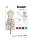 Simplicity Misses' Dirndl Skirt Sewing Pattern, S8211