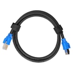 Cable Ethernet Cat8 40Gbps 2000Mhz, conducteur RJ45 plaqué or, fils LAN pour Hubs, routeurs, adaptateurs de réseaux 1m 3,3 pieds