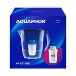 Fridge Water Filter Jug AQUAPHOR Prestige Includes 1x A5 Cartridge Blue