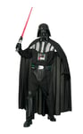 Darth Vader Mens Costume Licensed Villian Star Wars Official Fancy Dress + Mask