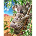 Injoyser 5d Diamond Painting Kits for Adults Kids Set Cup Full Round Drill Diamond for Home Wall Decor Koala Mother And Son 11.8x15.7in 1 Pack By INJOYS