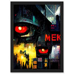 Doppelganger33 LTD Sci Fi Complex Machines Mecha Japanese Big Brother Artwork Framed A3 Wall Art Print