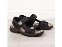 Rieker Komfort sandaler med kardborreband för herrar svart Rieker 26156 44