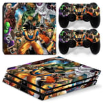 Kit De Autocollants Skin Decal Pour Console De Jeu Ps4 Pro Corps Entier One Piece Horizon, T1tn-P4pro-1416