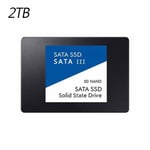 Disque Dur Interne SSD Portable de 2.5 Pouces,4 To,2 To,Haute Vitesse,pour Ordinateur de Bureau,Micco- 2TB Blue[A8]