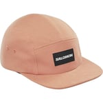 Salomon Five Panel Unisex Cap,Trail Running, Hiking, Casual Style, Versatile Wear, and All-day Comfort, Orange, One Size