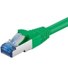 Cat 6a S/FTP LSZH Netværkskabel - Grøn - 0.50 m