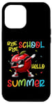 Coque pour iPhone 12 Pro Max Bye Bye School Hello Summer Funny Last Day Dabbing Apple