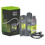 Dove Men+Care Sport Active Trio body wash 2-in-1 shampoo & conditioner anti-p...