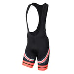 2XU Perform Pro Cycle Bib Shorts Herre Black/Sunburst Orange - XL