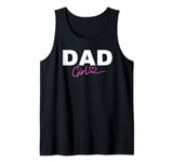 Happy Fathers day Men Outfits Pink Heart Funny Dad Girl Tank Top