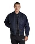 G-STAR RAW Men's Deck Bomber Jacket, Blue (salute D24754-C143-C742), L