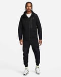 Nike Sportswear Tech Fleece Woven Zip Hoodie Tracksuit Sz M Black DR6165 010